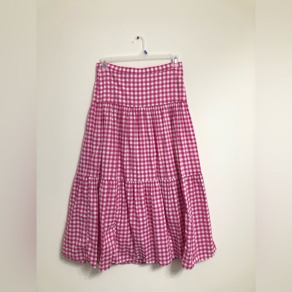 Gingham J. Crew Skirt